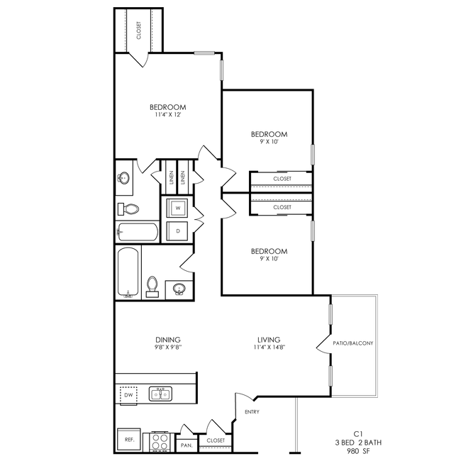 C1 Classic 2508 floor plan